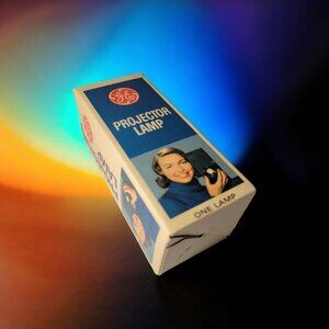 Vintage NOS GE General Electric DEK DFW 500W 120V Projection Projector Lamp Bulb